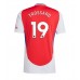 Maillot de foot Arsenal Leandro Trossard #19 Domicile vêtements 2024-25 Manches Courtes